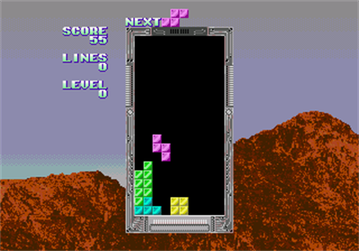 Tetris (M2) - Screenshot - Gameplay Image