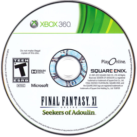 Final Fantasy XI Online: Seekers of Adoulin - Disc Image