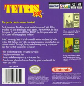 Tetris DX - Box - Back Image