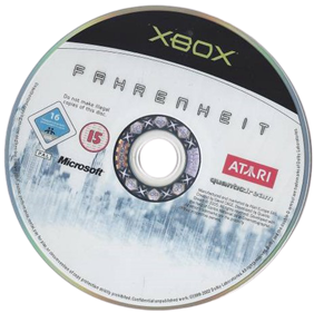 Indigo Prophecy - Disc Image