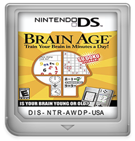 Brain Age: Train Your Brain in Minutes a Day! - Fanart - Cart - Front Image
