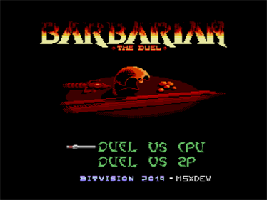 Barbarian: The Duel - Screenshot - Game Title Image