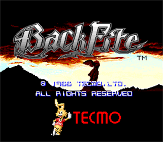 Back Fire - Screenshot - Game Title Image