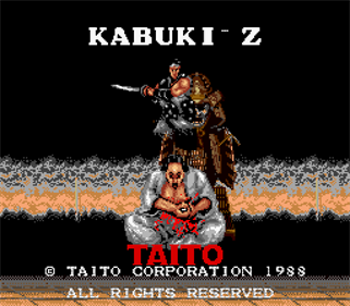 Kabuki-Z - Screenshot - Game Title Image