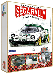 Sega Rally 2 Championship - Box - 3D Image