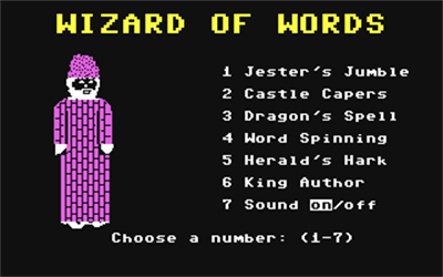 Wizard of Words - Screenshot - Game Title Image