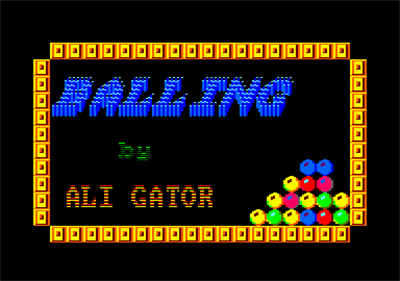 Micro News: 049: Balling - Screenshot - Game Title Image