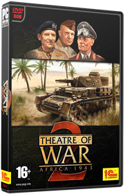 Theatre of War 2 Africa 1943 - Box - 3D Image