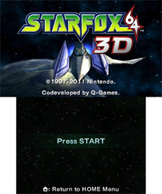 Star Fox 64 3D - Screenshot - Game Title Image