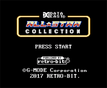 Data East All-Star Collection - Screenshot - Game Title Image