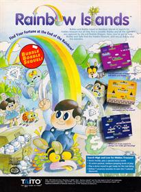 Rainbow Islands - Advertisement Flyer - Front Image