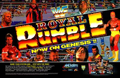WWF Royal Rumble - Advertisement Flyer - Front Image