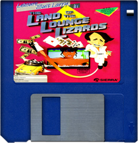 Leisure Suit Larry In the Land of the Lounge Lizards - Fanart - Disc Image