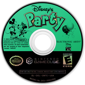 Disney's Party - Disc Image