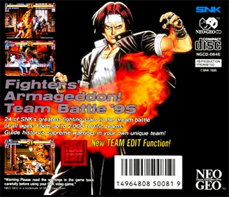 The King of Fighters '95 - Box - Back Image