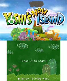Yoshi's New Island - Screenshot - Game Title Image