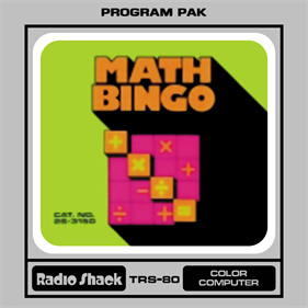 Math Bingo - Box - Front Image