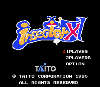 Insector X - Screenshot - Game Title Image