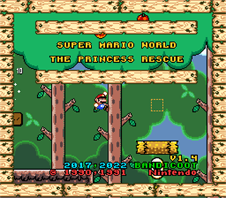 SMW The Princess Rescue - Screenshot - Game Title Image