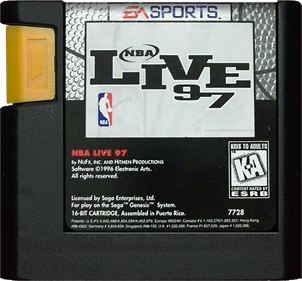 NBA Live 97 - Cart - Front Image