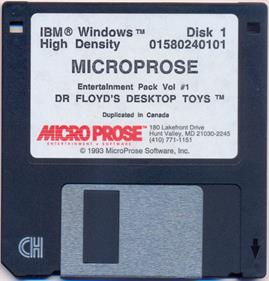 MicroProse Entertainment Pack Vol #1: Dr Floyd's Desktop Toys - Disc Image