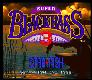 Super Black Bass 3 - Screenshot - Game Title Image