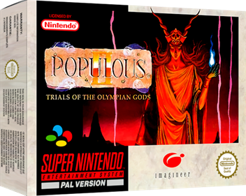 Populous II: Trials of the Olympian Gods - Box - 3D Image