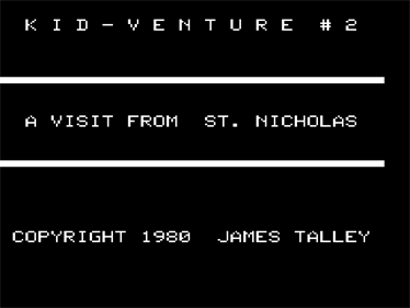 Kid-Venture 2: A Visit from St. Nicholas - Screenshot - Game Title Image