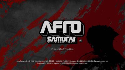 Afro Samurai - Screenshot - Game Title Image