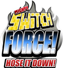 Mighty Switch Force! Hose It Down! - Clear Logo Image