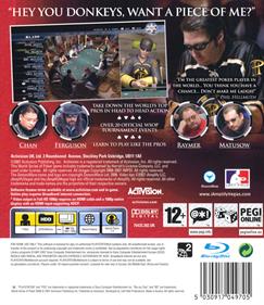 World Series of Poker 2008: Battle for the Bracelets - Box - Back Image