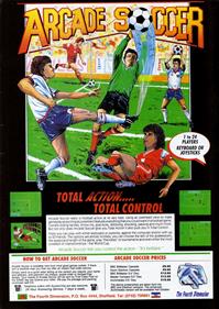 Arcade Soccer - Advertisement Flyer - Front Image