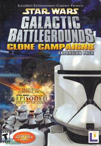 Star Wars: Galactic Battlegrounds: Clone Campaigns - Box - Front Image