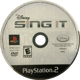 Disney Sing It - Disc Image
