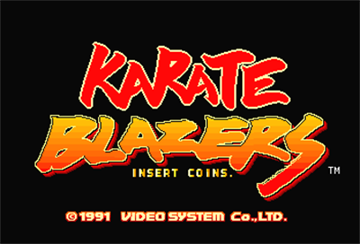 Karate Blazers - Screenshot - Game Title Image