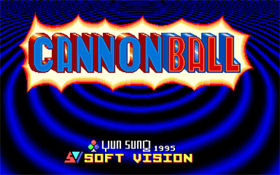 Cannon Ball (Yun Sung Electronics) - Screenshot - Game Title Image