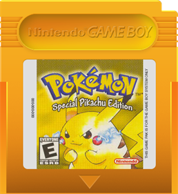 Pokémon Yellow Version: Special Pikachu Edition - Fanart - Cart - Front