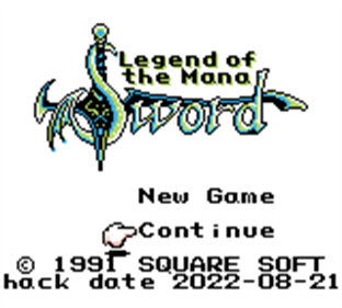 Legend of the Mana Sword - Screenshot - Game Title Image