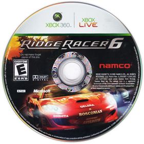 Ridge Racer 6 - Disc Image