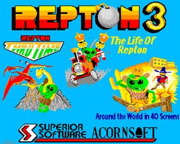 Repton 3 - Screenshot - Game Title Image