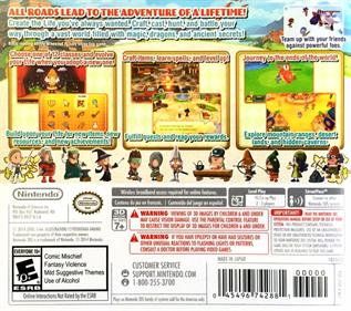 Fantasy Life - Box - Back Image