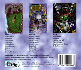 Pinball Prelude - Box - Back Image