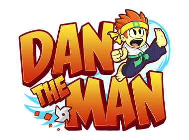 Dan the Man: Action Platformer - Clear Logo Image