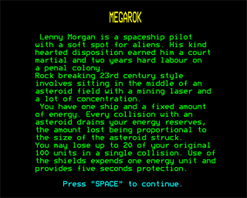 Megarok - Screenshot - Game Title Image