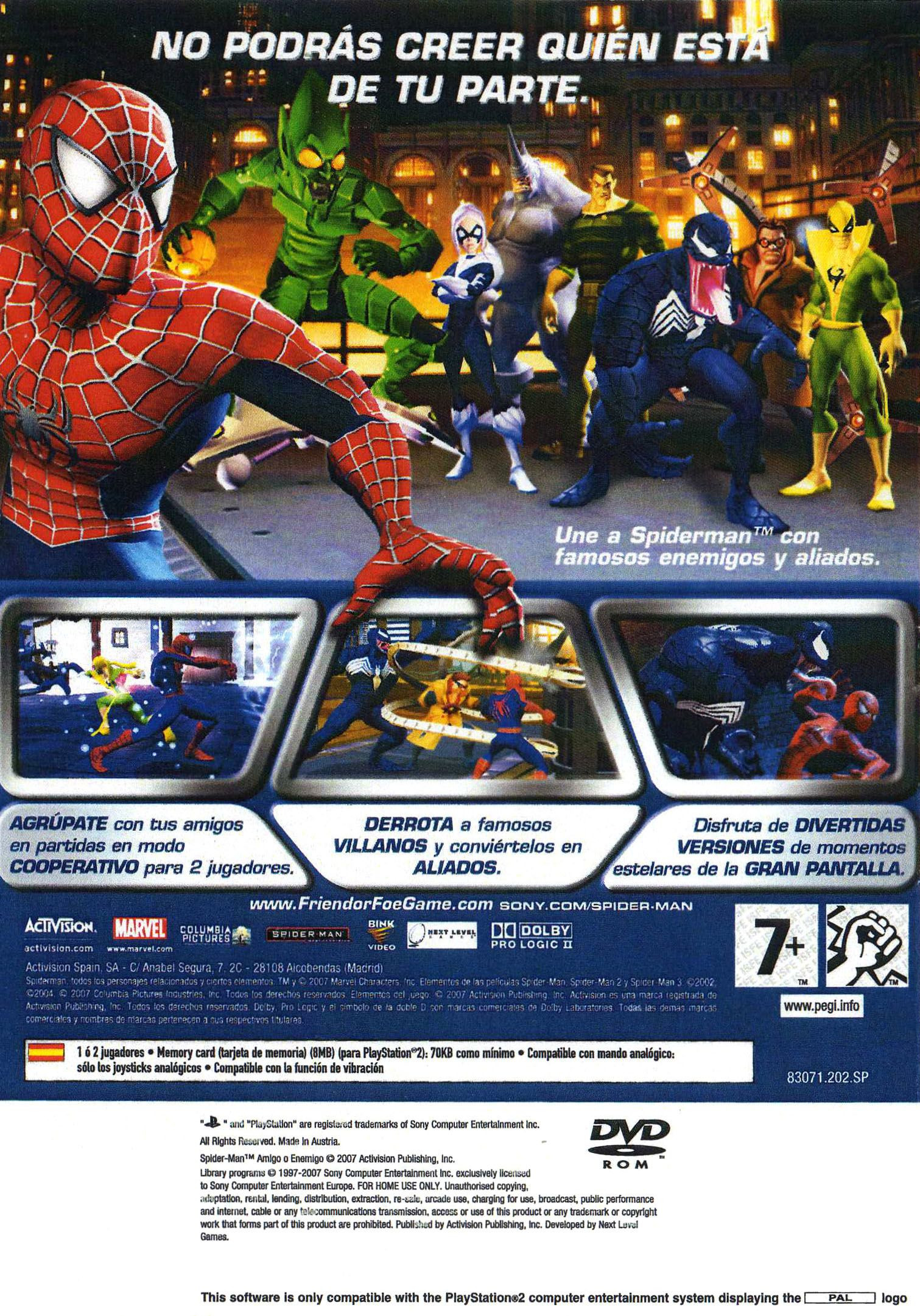 Spider Man Friend Or Foe Details Launchbox Games Database