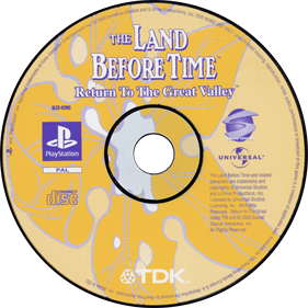 The Land Before Time: Return to the Great Valley - Disc Image
