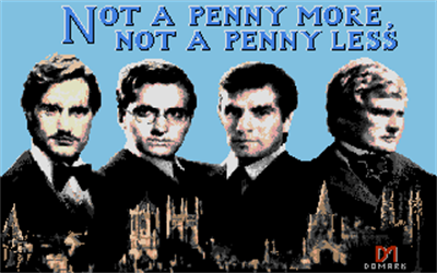 Jeffrey Archer: Not a Penny More, Not a Penny Less: The Computer Game - Screenshot - Game Title Image