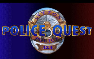 Police Quest: In Pursuit of the Death Angel (VGA Remake) - Screenshot - Game Title Image