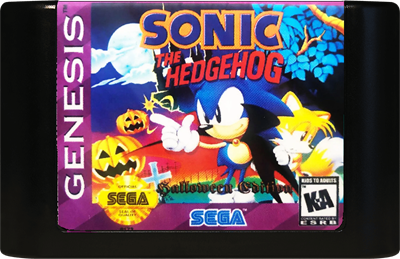 Sonic Halloween - Fanart - Cart - Front Image