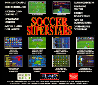 Mitre Soccer Superstars - Box - Back Image